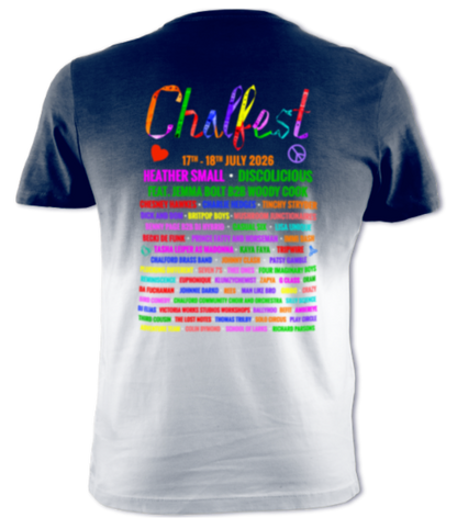 Chalfest '26: Unified Carnival - Organic Dip-dyed Unisex T-shirt