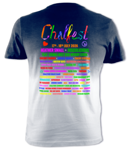 Chalfest '26: Unified Carnival - Organic Dip-dyed Unisex T-shirt