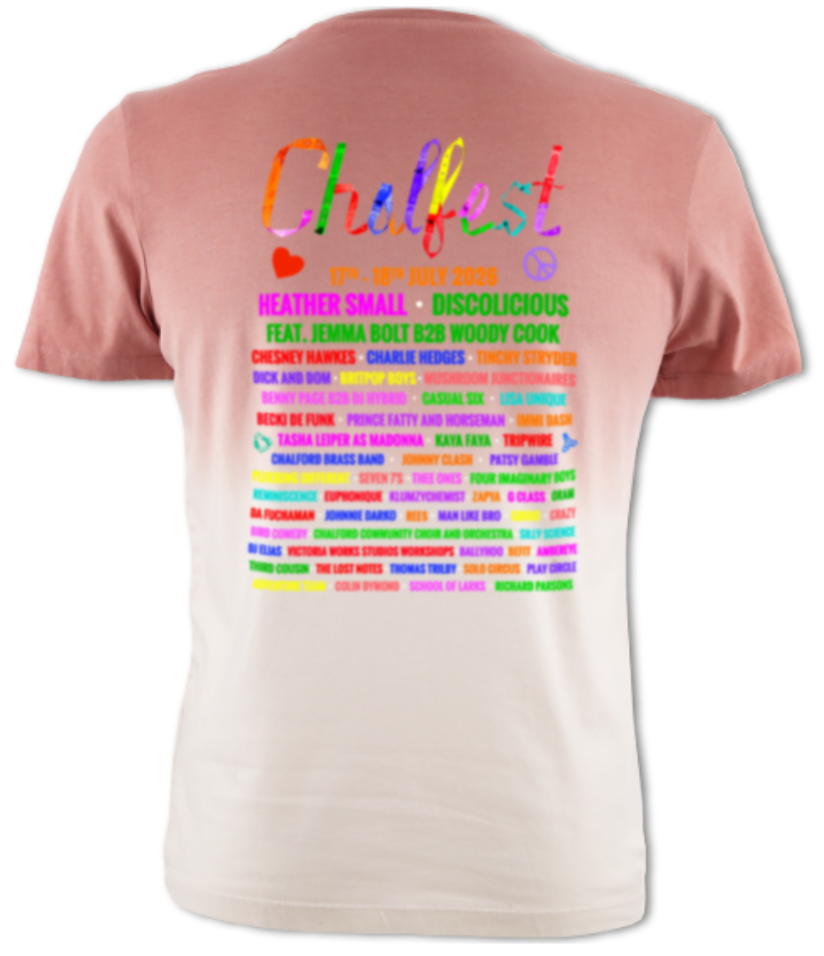Chalfest '26: Unified Carnival - Organic Dip-dyed Unisex T-shirt