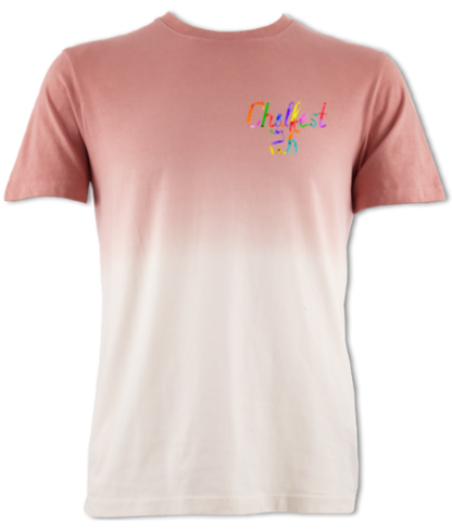 Chalfest '26: Unified Carnival - Organic Dip-dyed Unisex T-shirt