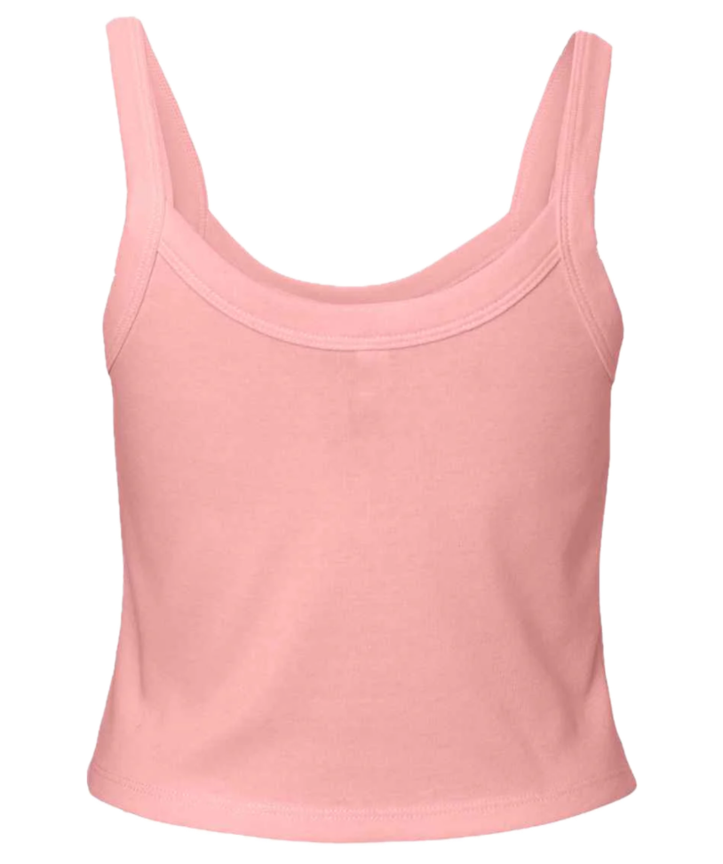 Chalfest '26: Unified Pastels - Women's micro rib spaghetti strap tank
