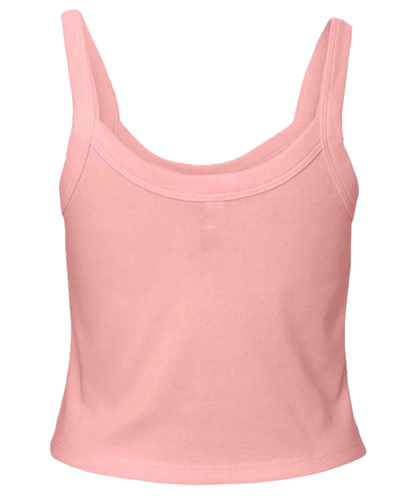 Chalfest '26: Unified Pastels - Women's micro rib spaghetti strap tank