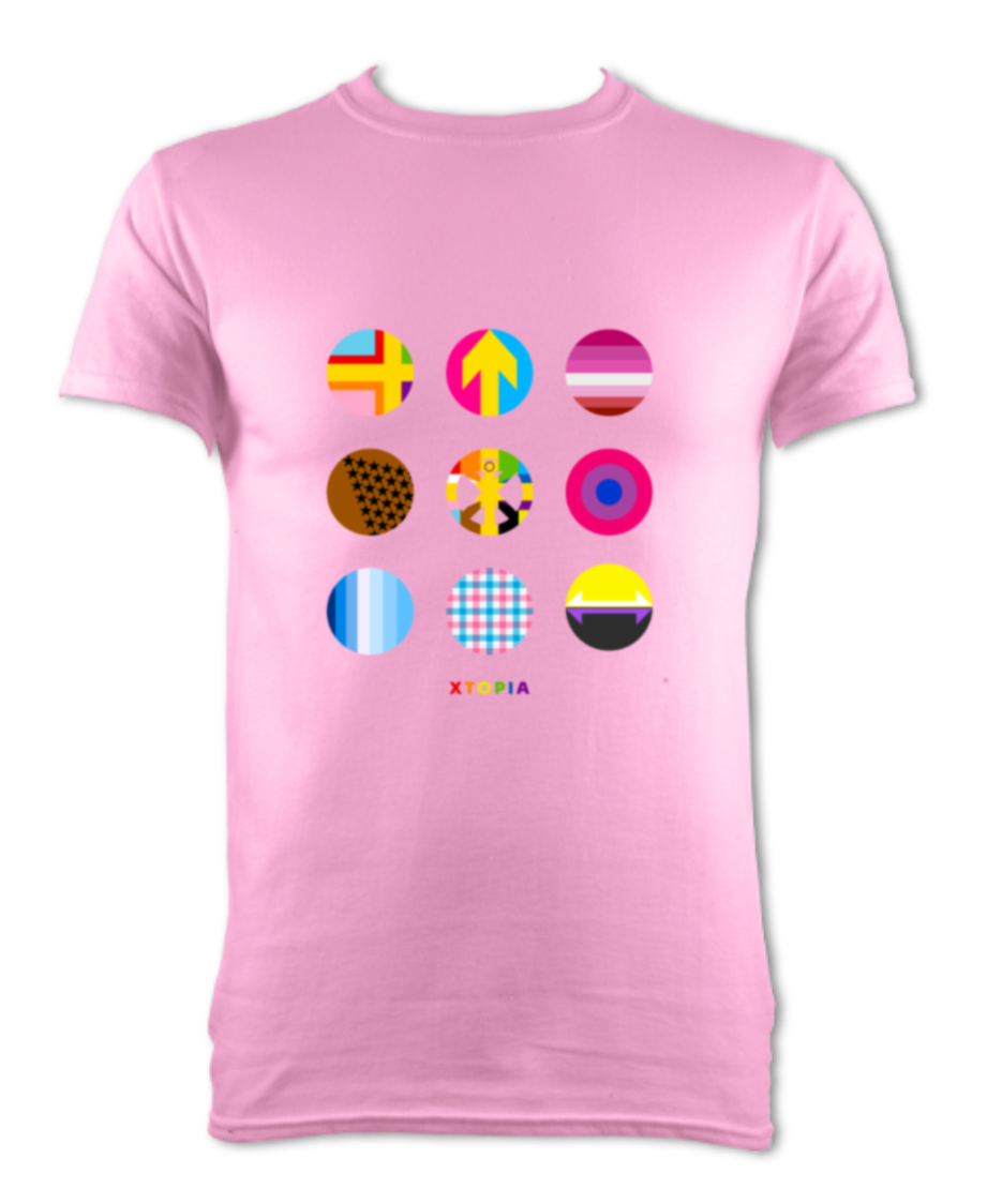 Pride Retro Spots - T-shirt