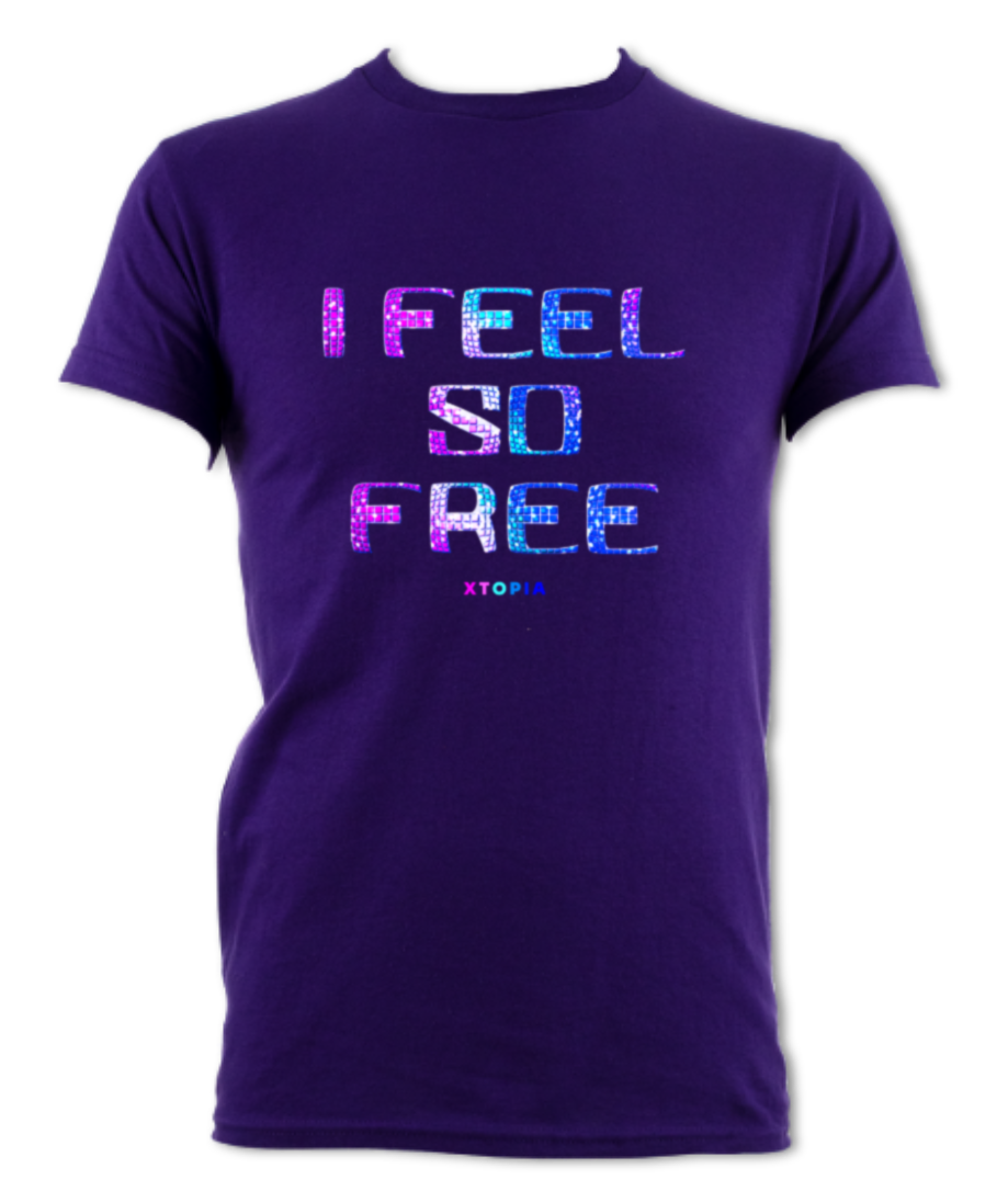 I Feel So Free (Blue Raspberry) - Unisex T-shirt