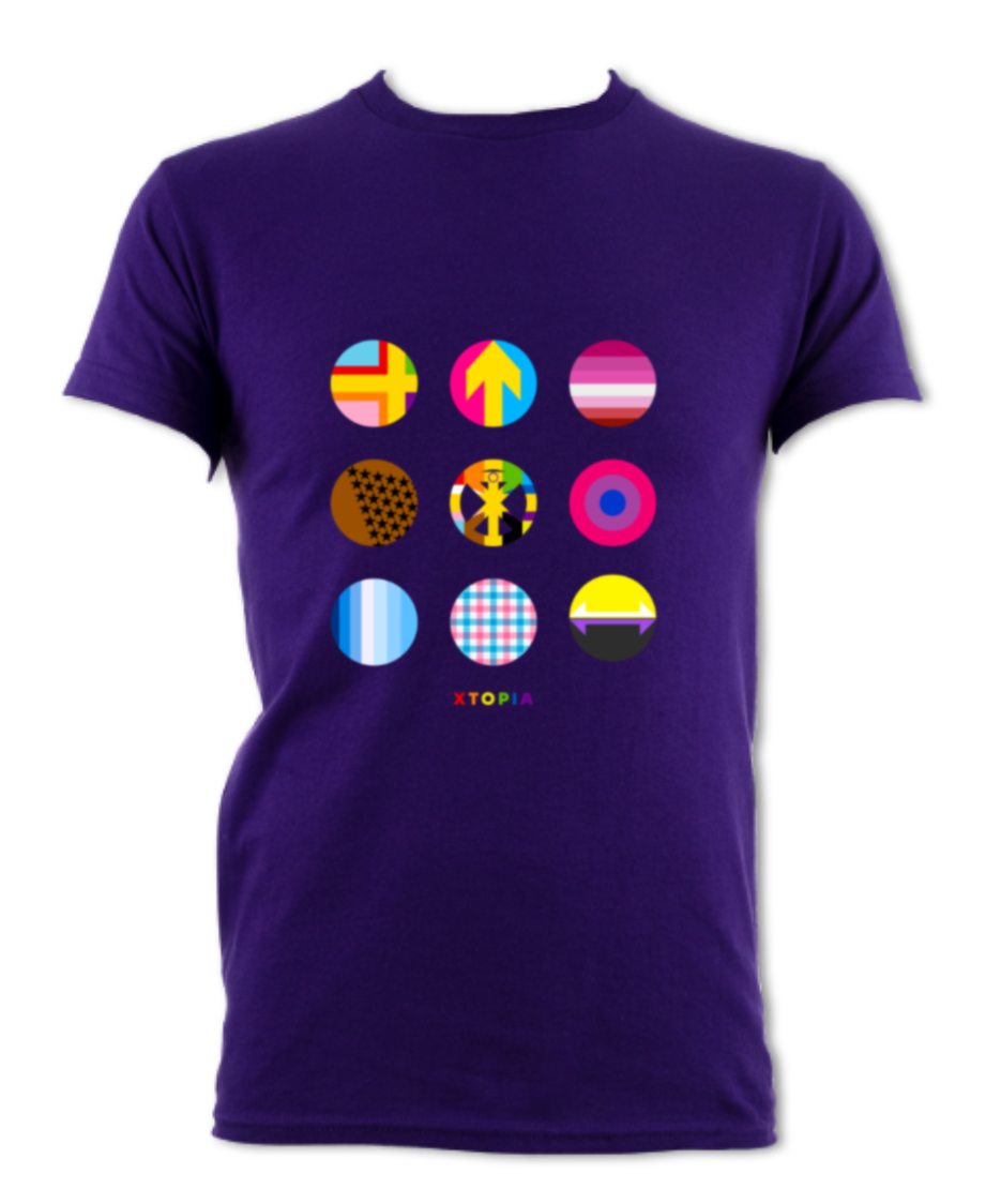 Pride Retro Spots - T-shirt