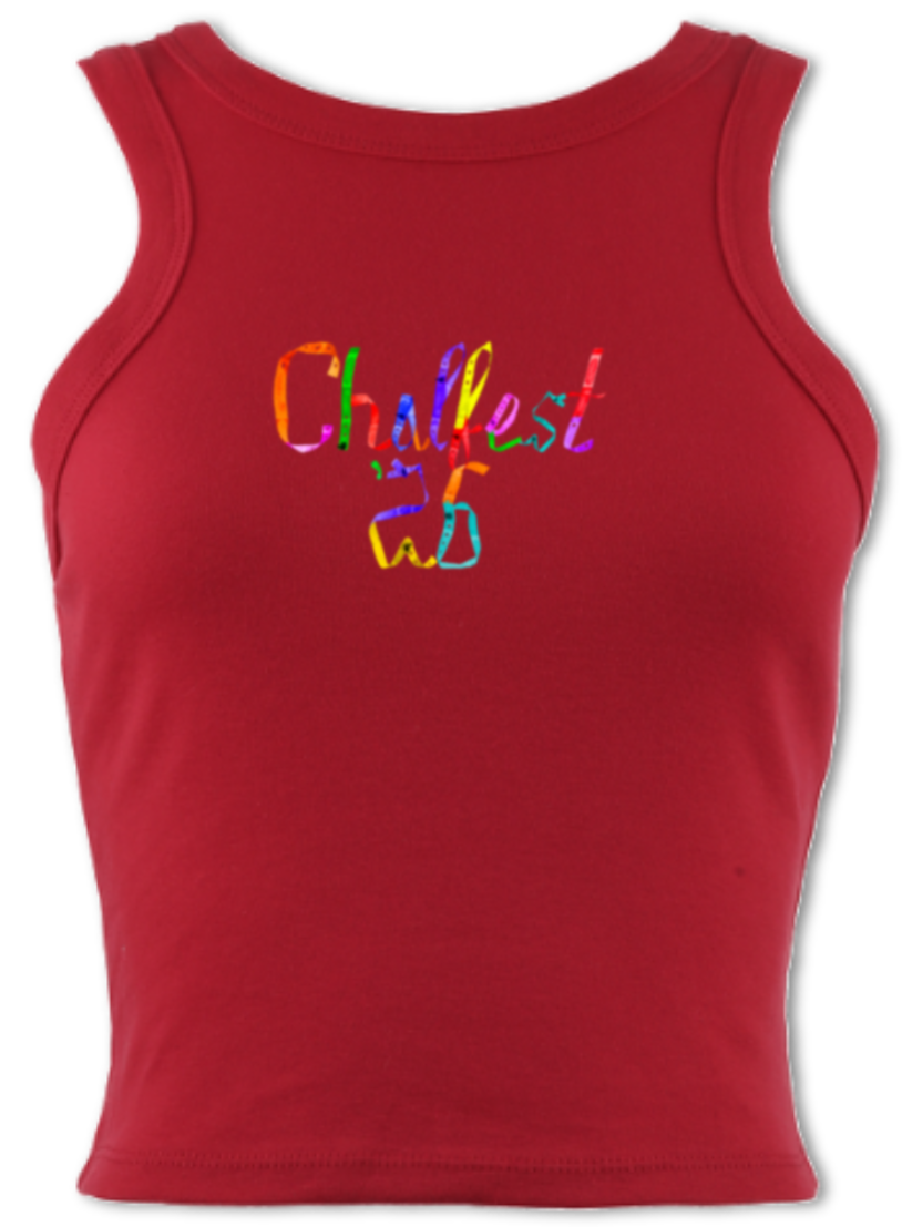Chalfest '26: Unified Carnival - Women's micro-rib racer tank