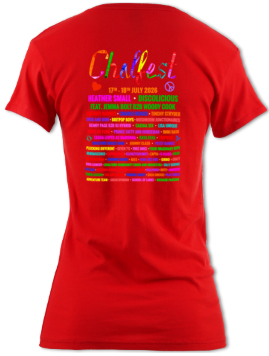 Chalfest '26: Unified Carnival - Women's scoop-neck T-shirt