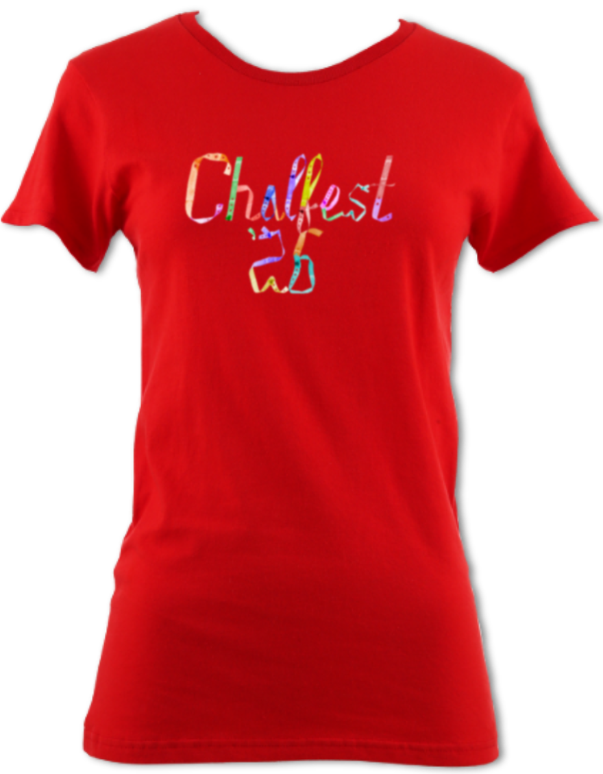 Chalfest '26: Unified Pastels - Women's scoop-neck T-shirt