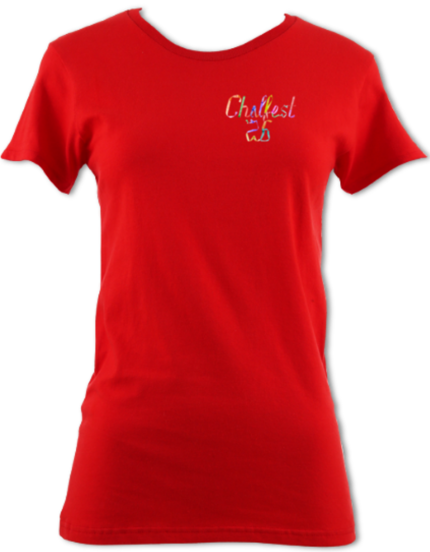 Chalfest '26: Unified Pastels - Women's scoop-neck T-shirt