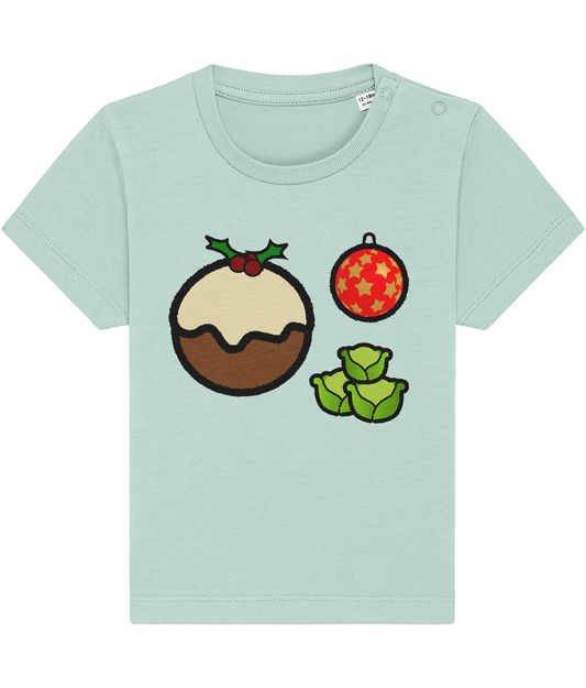 Christmas Shapes: Round - Baby-Toddler T-shirt