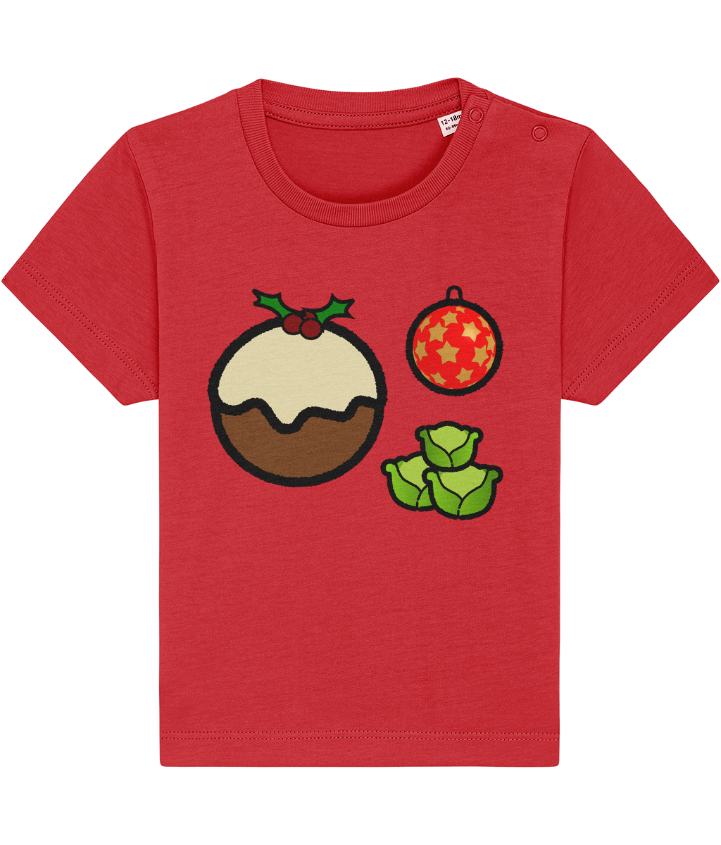 Christmas Shapes: Round - Baby-Toddler T-shirt