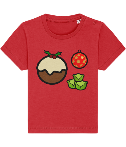 Christmas Shapes: Round - Baby-Toddler T-shirt