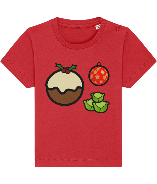 Christmas Shapes: Round - Baby-Toddler T-shirt
