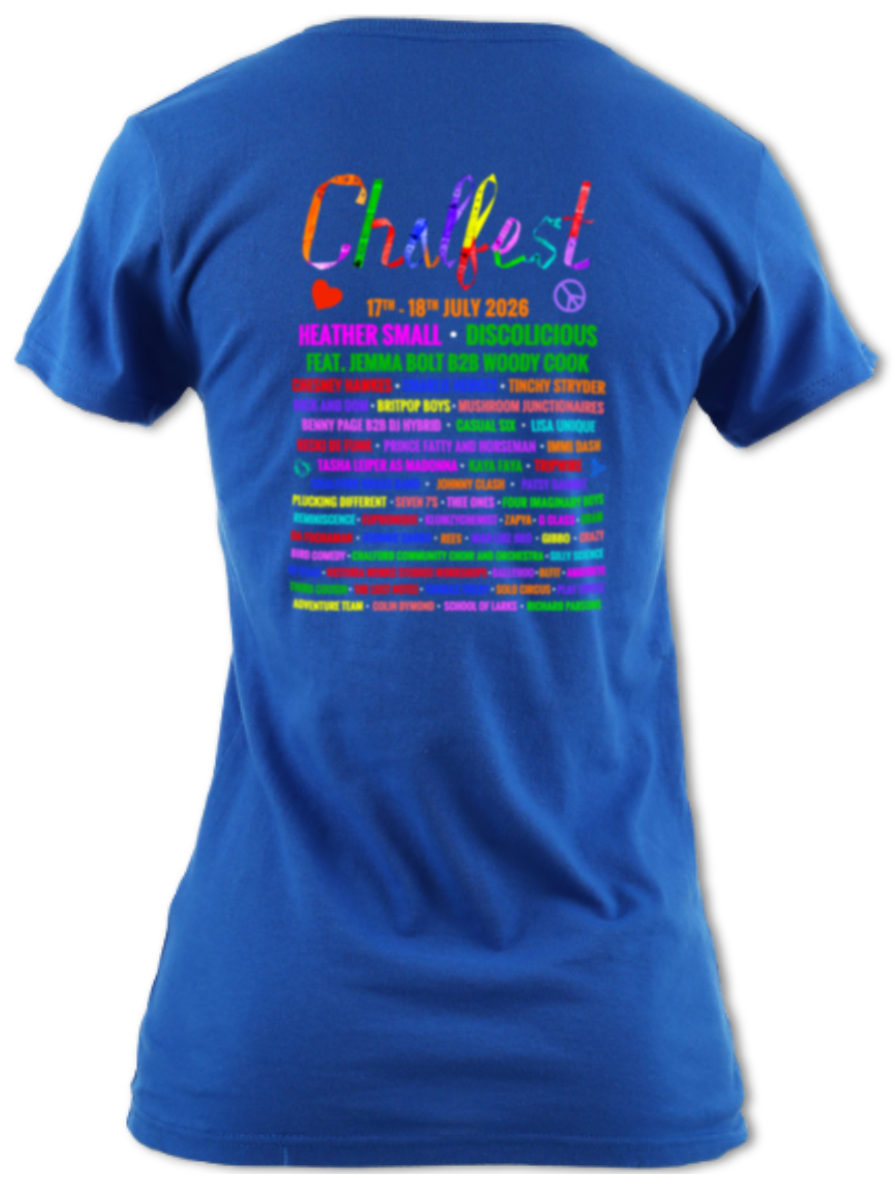 Chalfest '26: Unified Carnival - Women's scoop-neck T-shirt