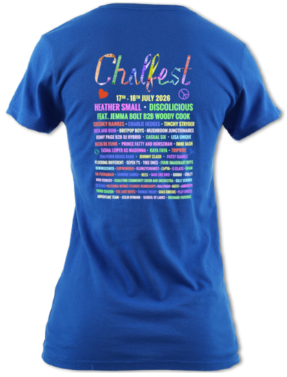 Chalfest '26: Unified Pastels - Women's scoop-neck T-shirt