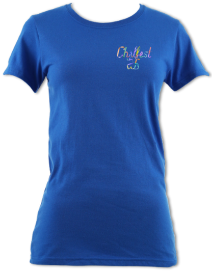 Chalfest '26: Unified Pastels - Women's scoop-neck T-shirt