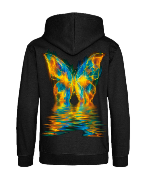 Wild Flame: the Butterfly Child's Hoodie (double print)
