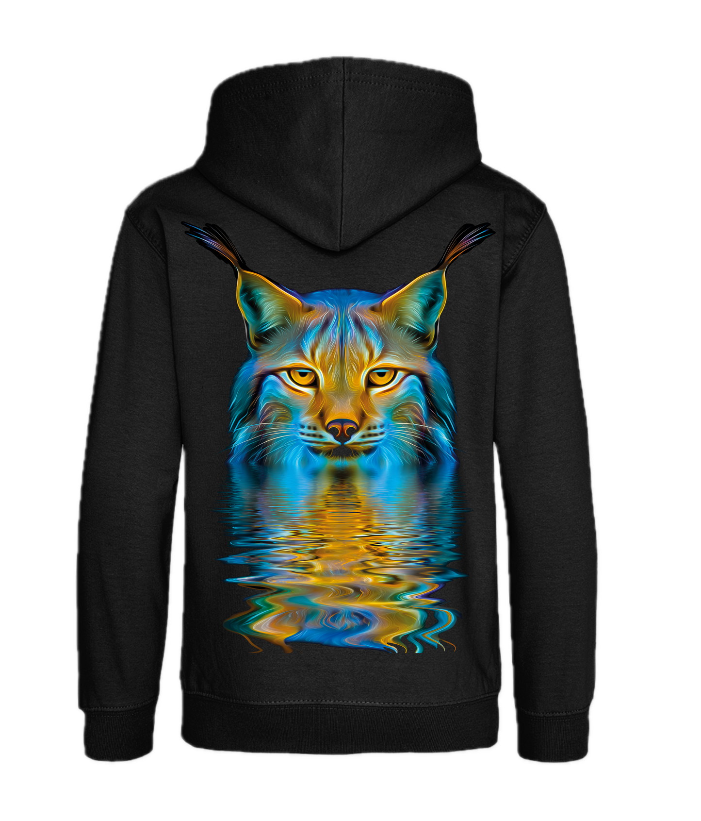Wild Flame: the Lynx Child's Hoodie (double print)