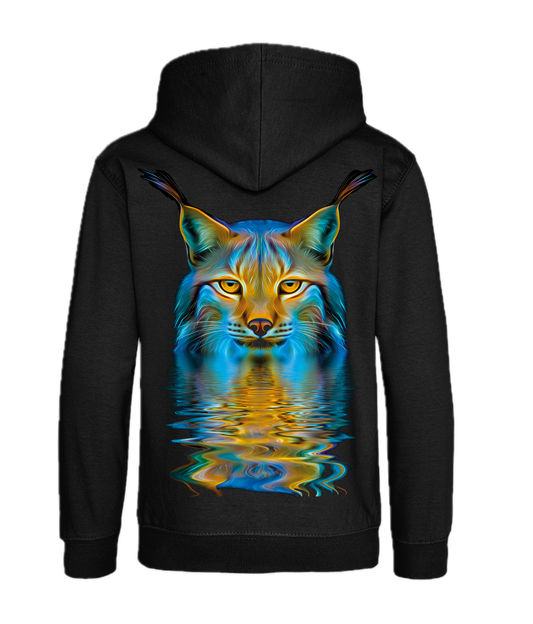 Wild Flame: the Lynx Child's Hoodie (double print)