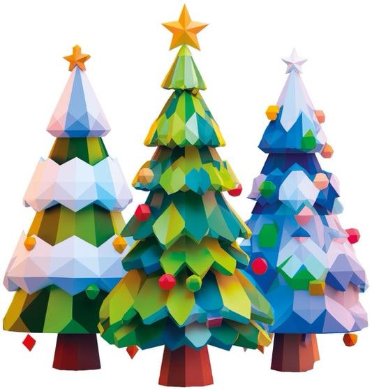 Three Trees Christmas Gift Card