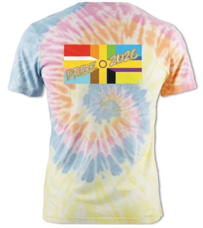 Nailsworth Pride - tie-dye T-shirt