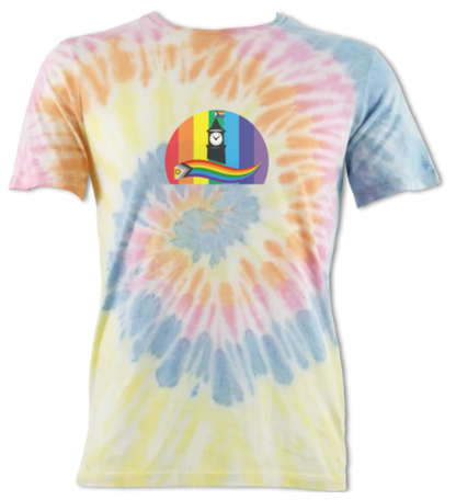 Nailsworth Pride - tie-dye T-shirt