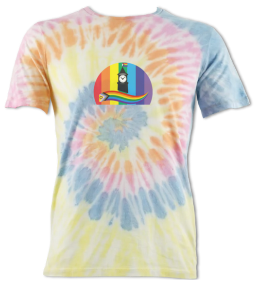Nailsworth Pride - tie-dye T-shirt