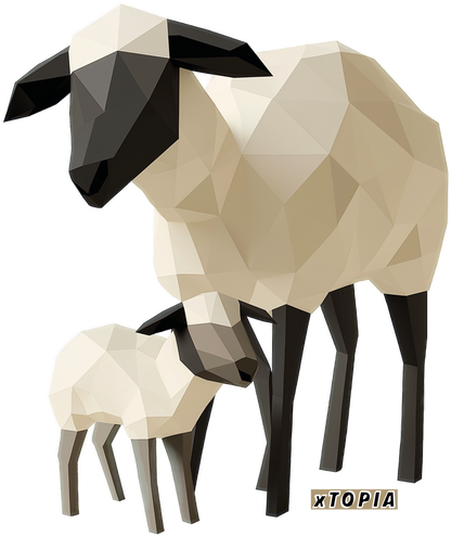 Isometric Suffolk Sheep Toddler T (Limited Edition)