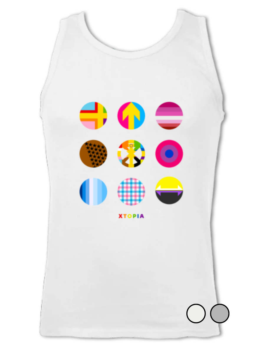 Pride Retro Spots - vest top