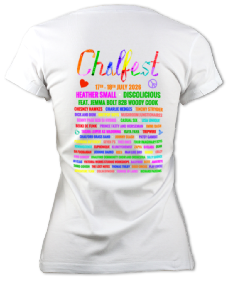 Chalfest '26: Unified Carnival - Women's Fitted V-neck T-shirt