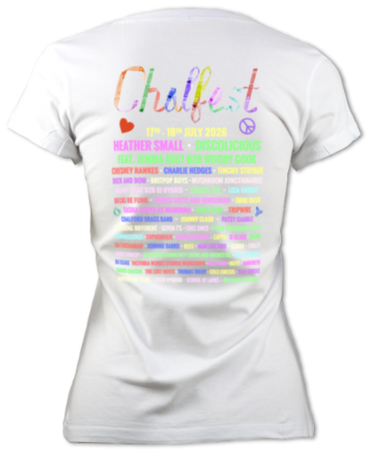Chalfest '26: Unified Pastels - Women's Fitted V-neck T-shirt
