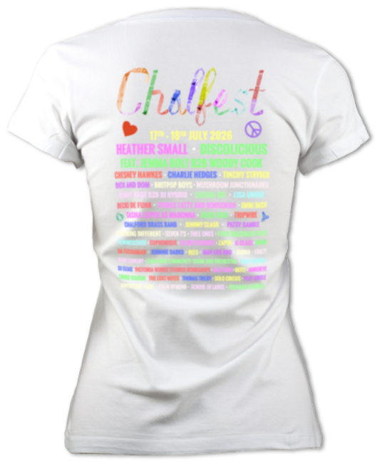 Chalfest '26: Unified Pastels - Women's Fitted V-neck T-shirt