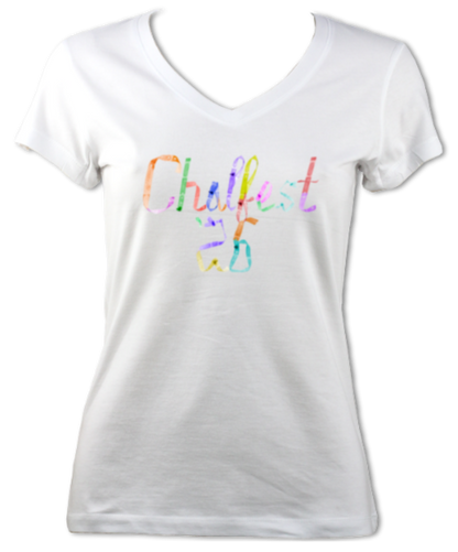Chalfest '26: Unified Pastels - Women's Fitted V-neck T-shirt