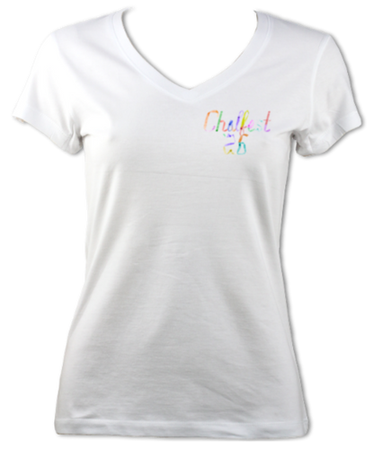 Chalfest '26: Unified Pastels - Women's Fitted V-neck T-shirt