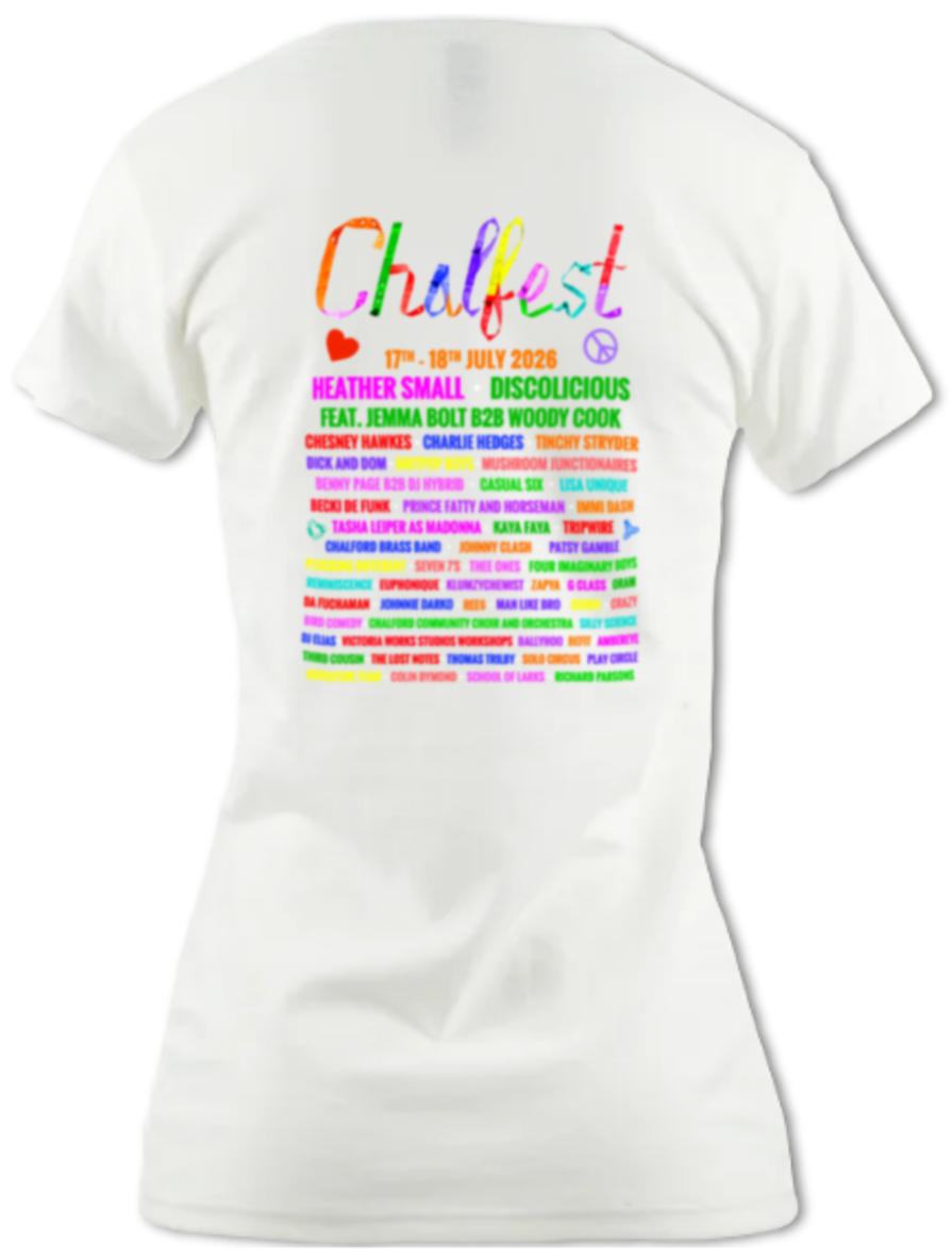Chalfest '26: Unified Carnival - Women's scoop-neck T-shirt