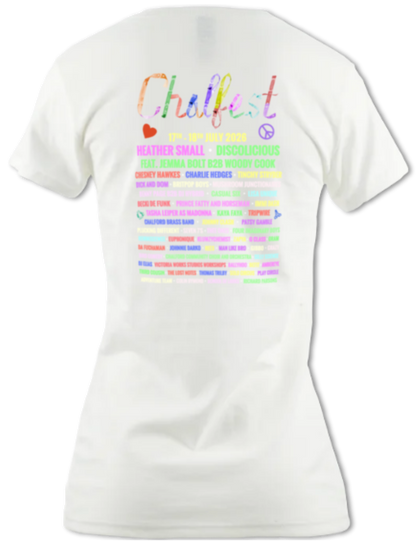 Chalfest '26: Unified Pastels - Women's scoop-neck T-shirt